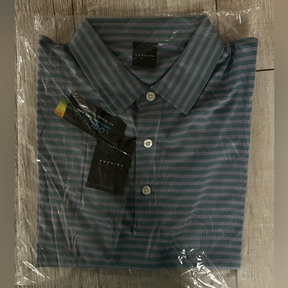 Brand New Dunning Golf Men’s Shirt!